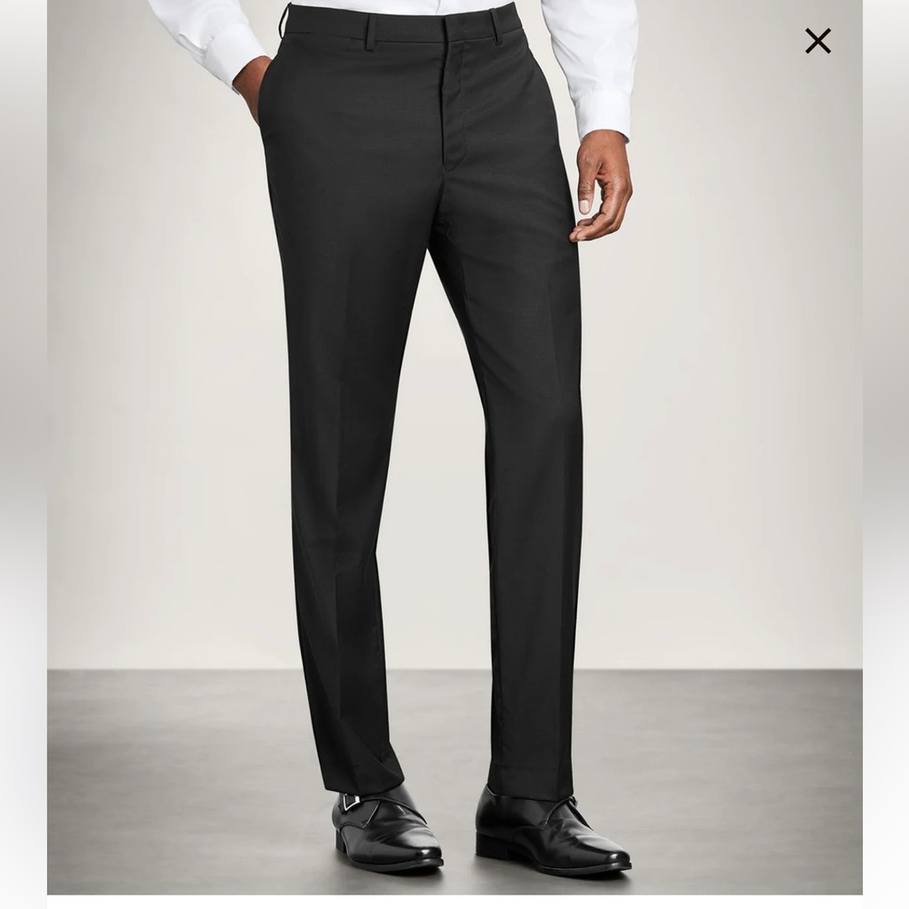 DKNY Men’s Wool Dress Pants Black Size 33W X 30L BRAND NEW